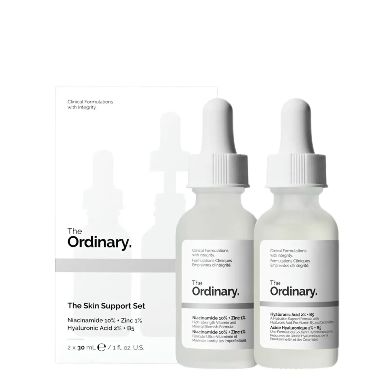 The Ordinary The Skin Support Set (2 x 30mL)
